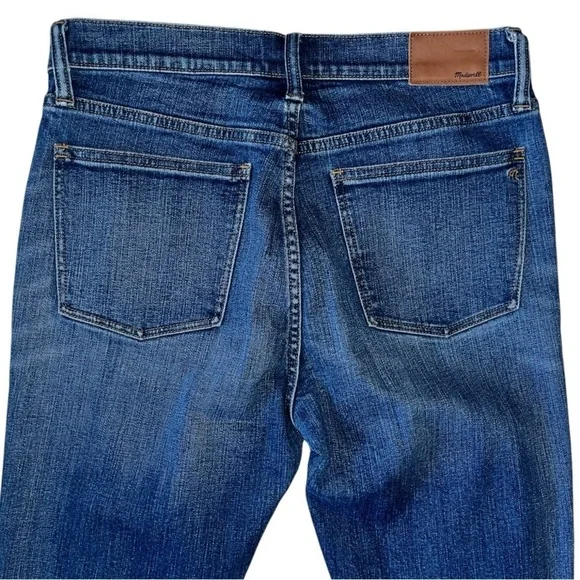 Madewell 9" High-Riser Skinny Skinny Crop Jeans in Bruce Wash Size 29 - Picture 10 of 12